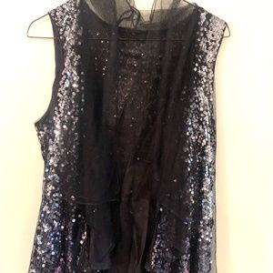 Elie Tahari Sequin Vest